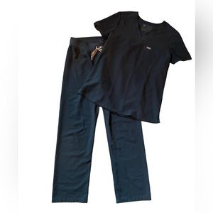 Figs Dark Harbor Scrub Set Size Small